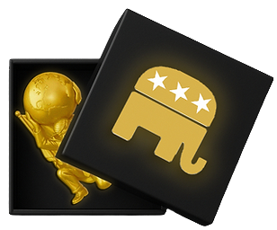 Golden Atlas Badge commemorative collectible honoring American heritage